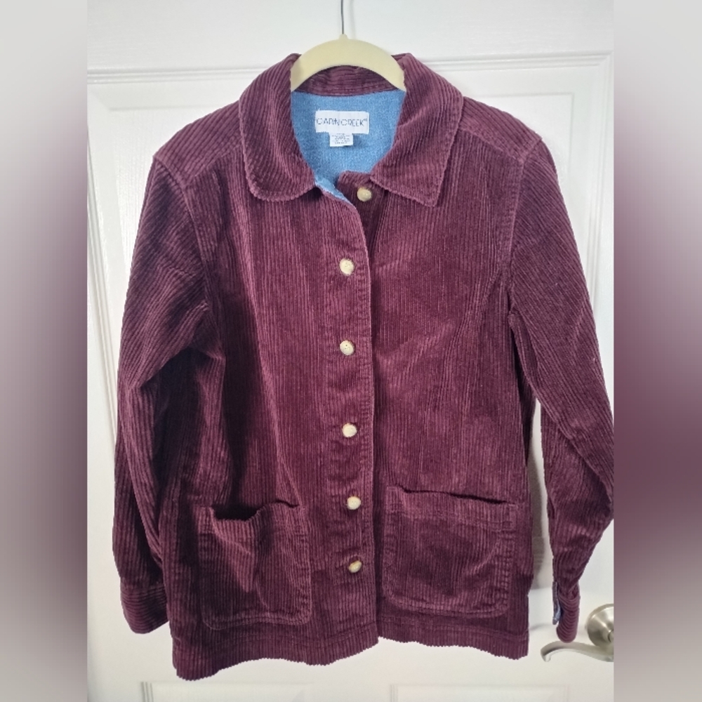 Cabin Creek Burgundy Corduroy Jacket